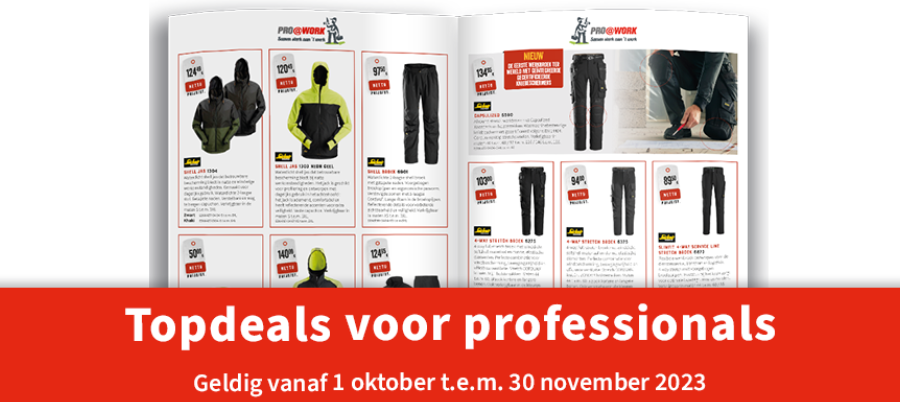 Topdeals voor professionals